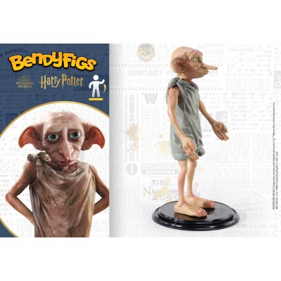 NOBLE COLLECTIONS HARRY POTTER DOBBY BENDYFIGS ACTION FIGURE