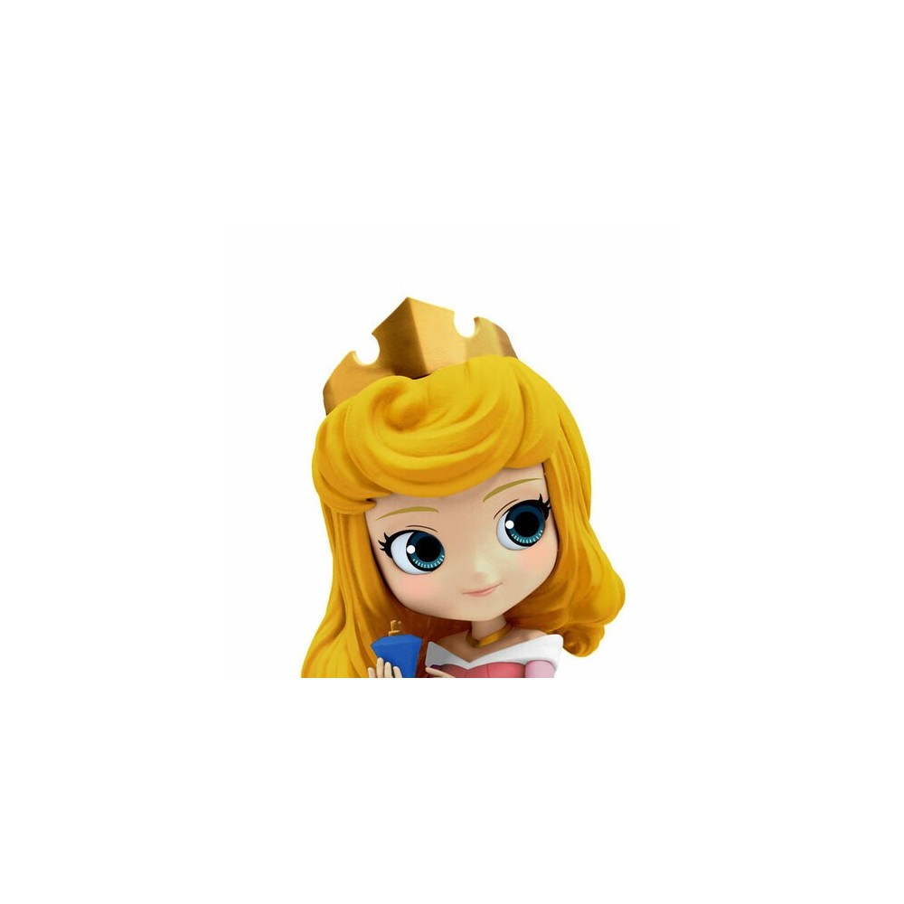 DISNEY LA BELLA ADDORMENTATA QPOSKET - PRINCIPESSA AURORA MINI FIGURE BANPRESTO