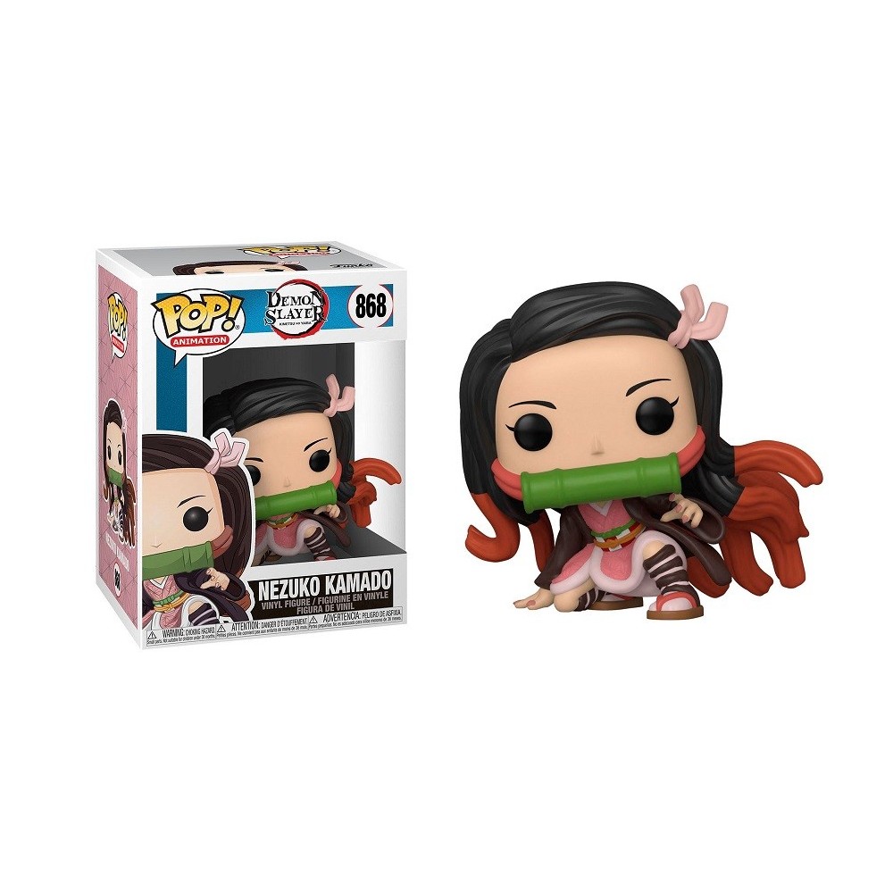 FUNKO POP! DEMON SLAYER NEZUKO KAMADO BOBBLE HEAD KNOCKER FIGURE FUNKO