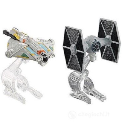 STAR WARS - TIE FIGHTER VS GHOST HOT WHEELS FIGURE MATTEL