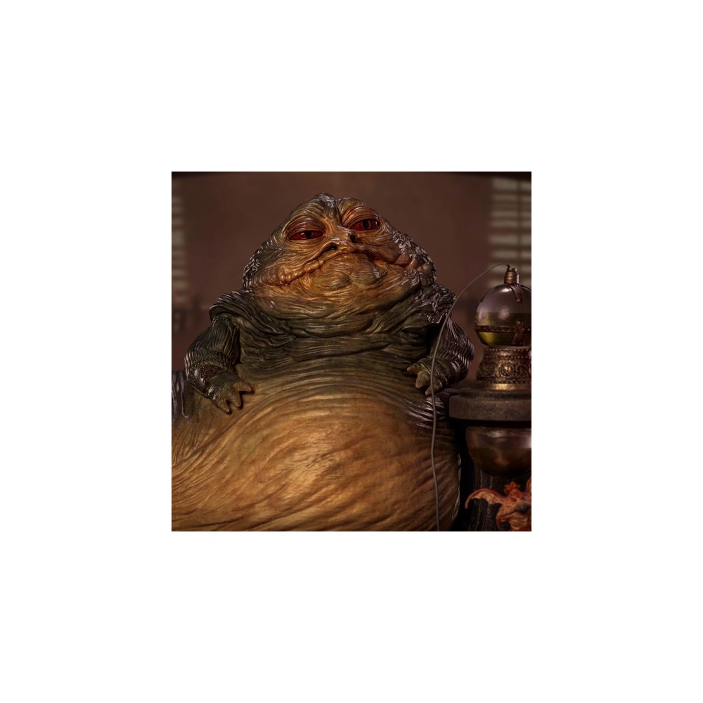 STAR WARS JABBA THE HUTT ART SCALE DELUXE 1/10 STATUA FIGURE IRON STUDIOS