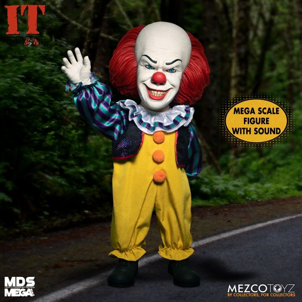 MDS MEGA SCALE IT 1990 PENNYWISE ACTION FIGURE MEZCO TOYS