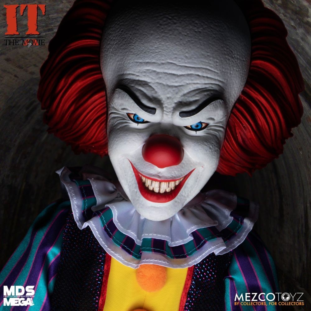 MDS MEGA SCALE IT 1990 PENNYWISE ACTION FIGURE MEZCO TOYS