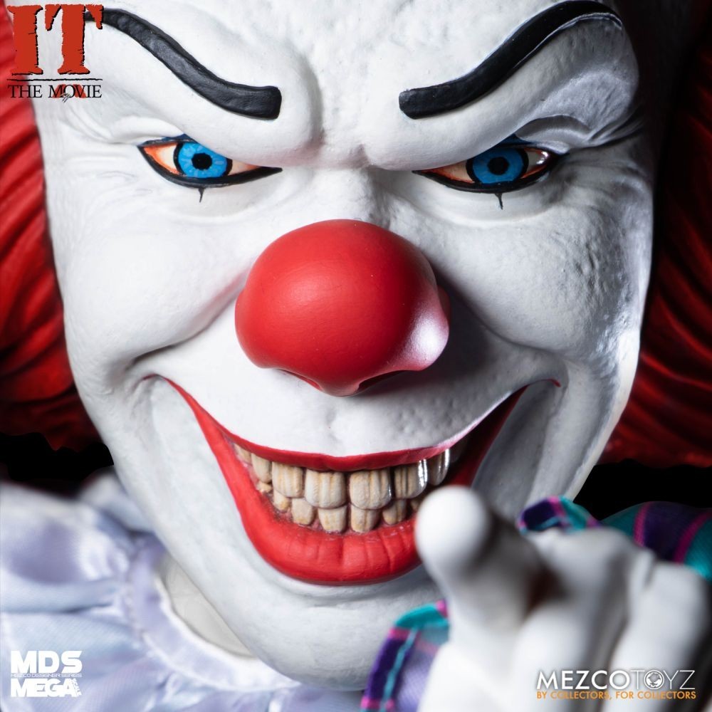 MDS MEGA SCALE IT 1990 PENNYWISE ACTION FIGURE MEZCO TOYS