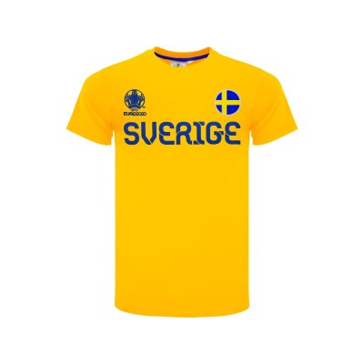 MAGLIA T SHIRT UFFICIALE UEFA EURO 2020 SVERIGE
