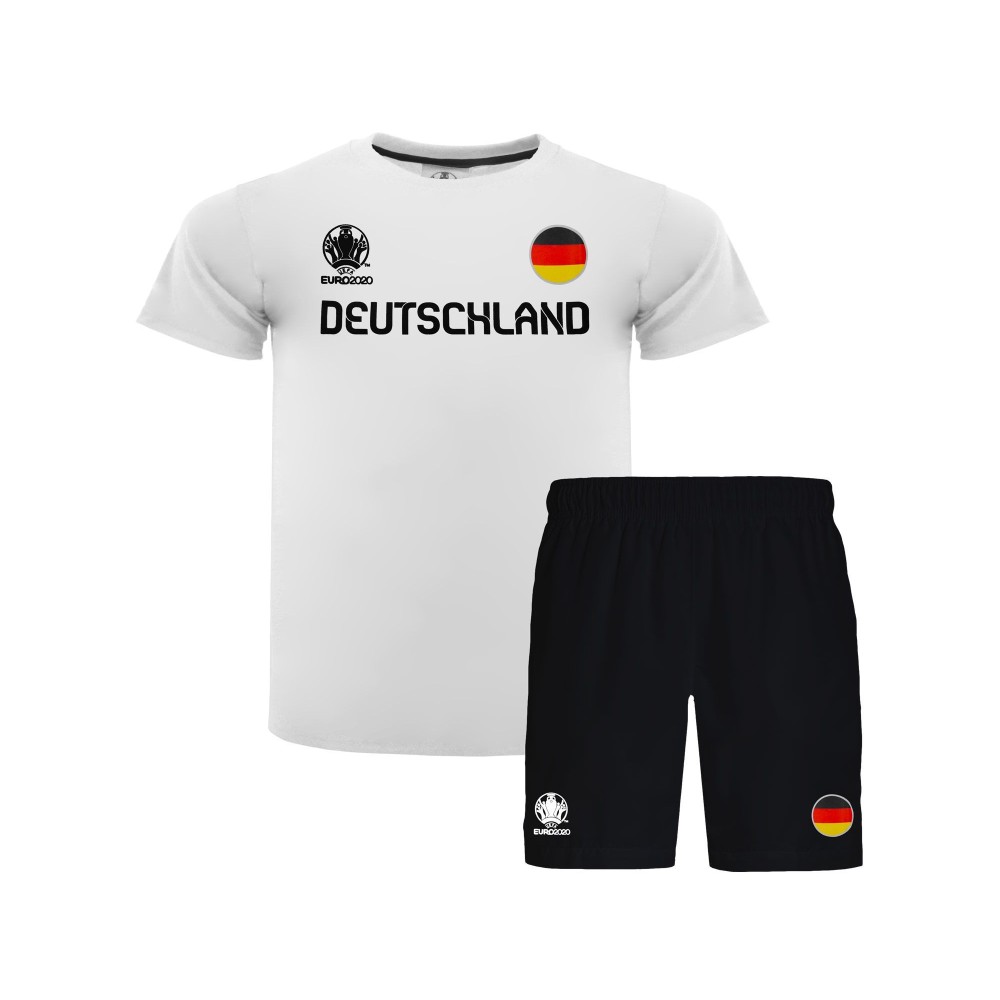 OFFICIAL SOCCER SHIRT AND SHORTS SET EURO 2020 DEUTSCHLAND