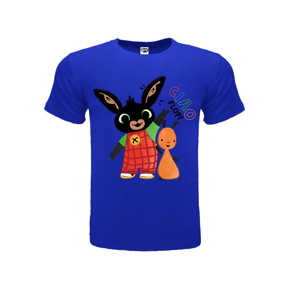 MAGLIA T SHIRT BING CIAO FLOP BLU