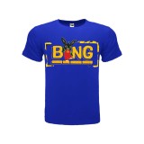 MAGLIA T SHIRT BING SCRITTA BLU