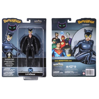 DC COMICS CATWOMAN BENDYFIGS ACTION FIGURE NOBLE COLLECTIONS