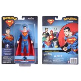 NOBLE COLLECTIONS DC COMICS SUPERMAN BENDYFIGS ACTION FIGURE
