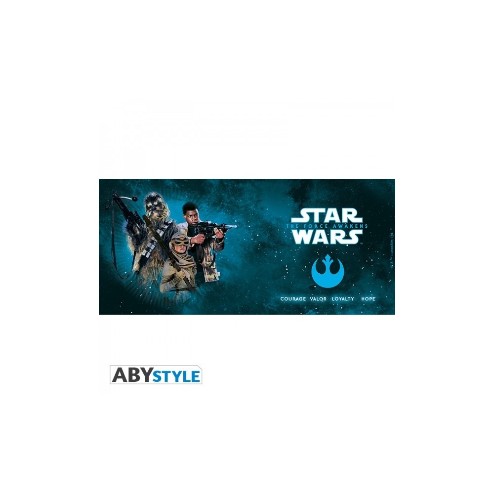 STAR WARS CHEWIE REY FINN MUG TAZZA IN CERAMICA ABYSTYLE