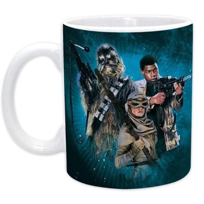 STAR WARS CHEWIE REY FINN MUG TAZZA IN CERAMICA ABYSTYLE