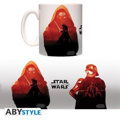 STAR WARS KYLO REN AND CAPTAIN PHASMA MUG TAZZA GRANDE IN CERAMICA ABYSTYLE