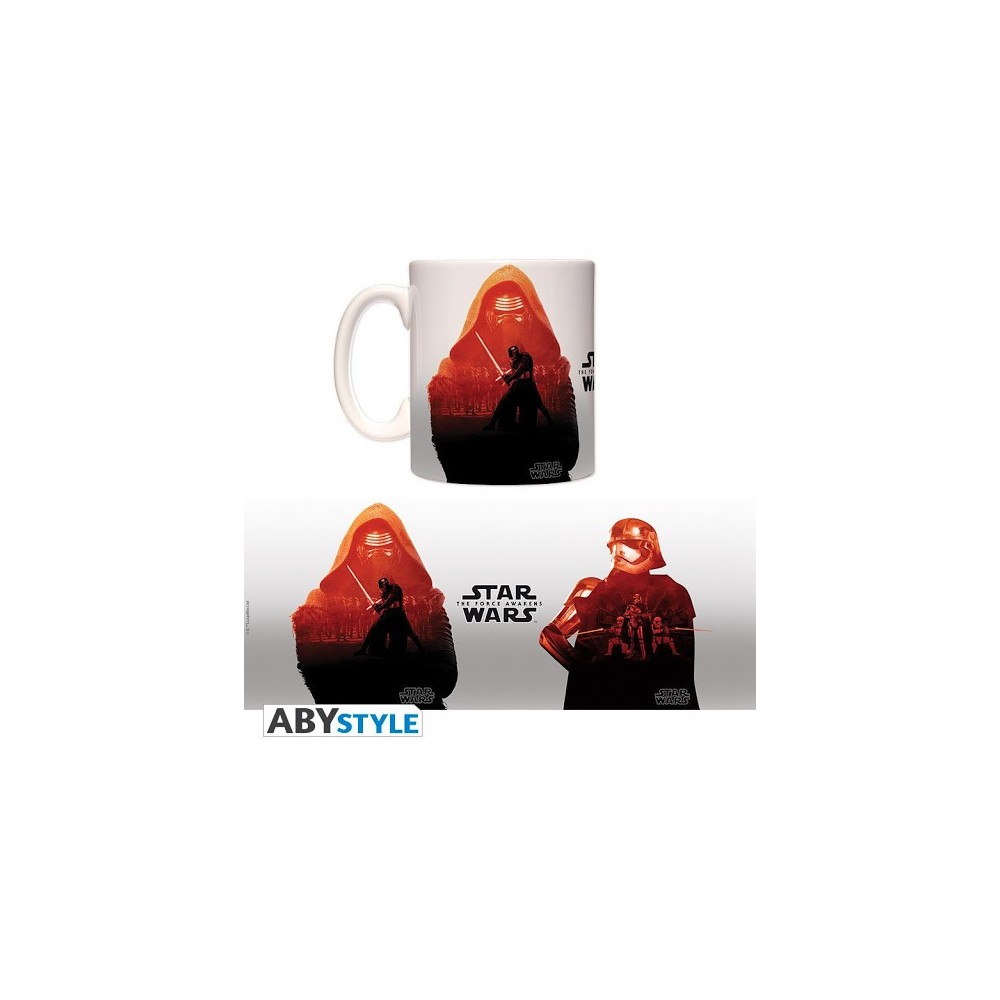 STAR WARS KYLO REN AND CAPTAIN PHASMA MUG TAZZA GRANDE IN CERAMICA ABYSTYLE