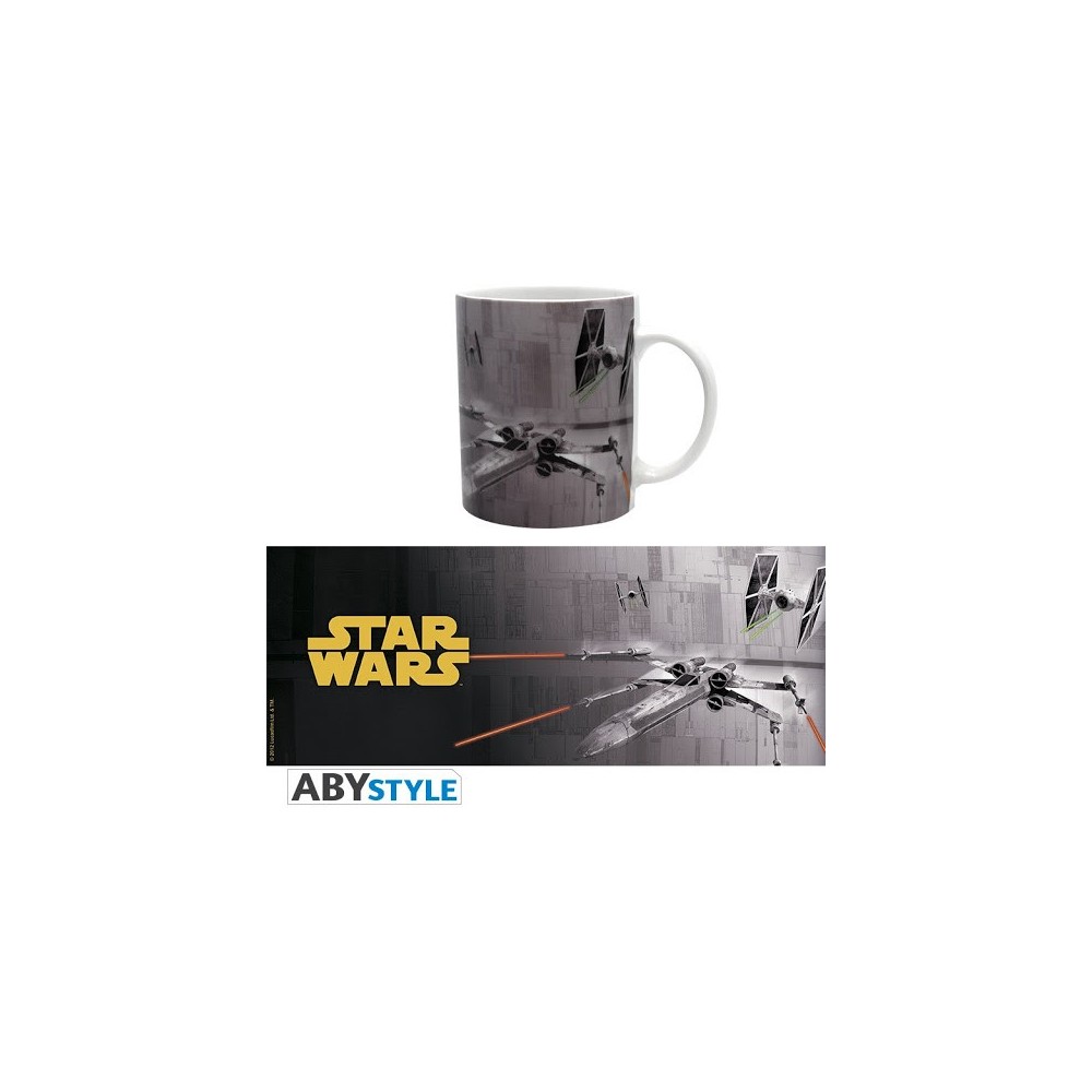 ABYSTYLE STAR WARS X-WING VS TIE-FIGHTER CERAMIC MUG