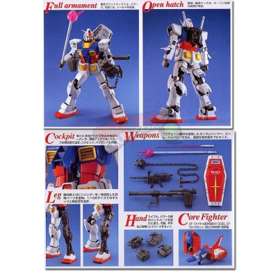 MASTER GRADE MG GUNDAM RX-78-2 VER. 1.5 1/100 MODEL KIT ACTION FIGURE BANDAI