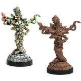 STEAMFORGED GAMES EPIC ENCOUNTERS CHAMBERS OF THE SERPENT FOLK SET MINIATURES