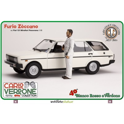 FURIO ZOCCANO SU FIAT 131 1/18 SCALE FIGURE REPLICA INFINITE STATUE