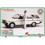 INFINITE STATUE FURIO ZOCCANO ON FIAT 131 1/18 SCALE FIGURE REPLICA