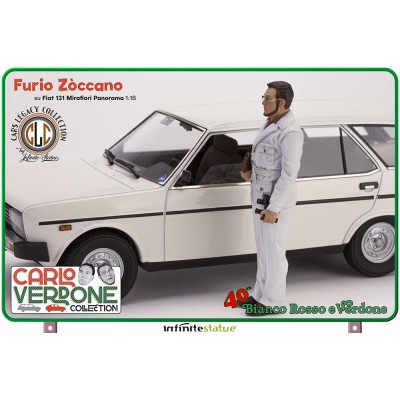 FURIO ZOCCANO SU FIAT 131 1/18 SCALE FIGURE REPLICA INFINITE STATUE