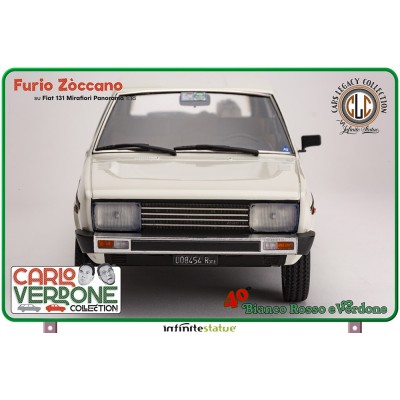 INFINITE STATUE FURIO ZOCCANO ON FIAT 131 1/18 SCALE FIGURE REPLICA