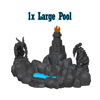 WIZKIDS POOLS AND PILLARS SET AMBIENTAZIONE DUNGEONS AND DRAGONS