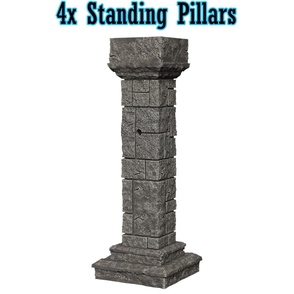 WIZKIDS POOLS AND PILLARS SET AMBIENTAZIONE DUNGEONS AND DRAGONS