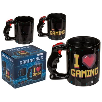 OUT OF THE BLUE I LOVE GAMING HEATING CERAMIC MUG