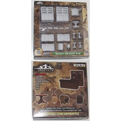 WIZKIDS DEEP CUTS PATHFINDER BATTLES RUSTY DRAGON BAR SET MINIATURES