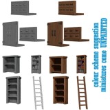 WIZKIDS DEEP CUTS ARCHIVIST LIBRARY SET MINIATURES