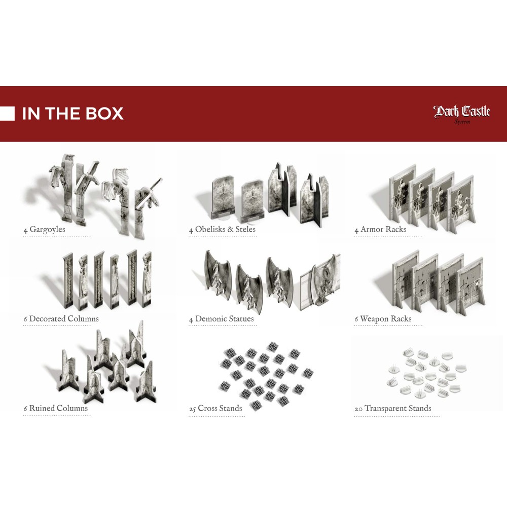 FANTASY WORLD CREATOR DARK CASTLE EXPANSION SET FIGURES GAME START STUDIO