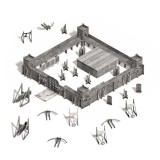 FANTASY WORLD CREATOR DARK CASTLE EXPANSION SET FIGURES GAME START STUDIO