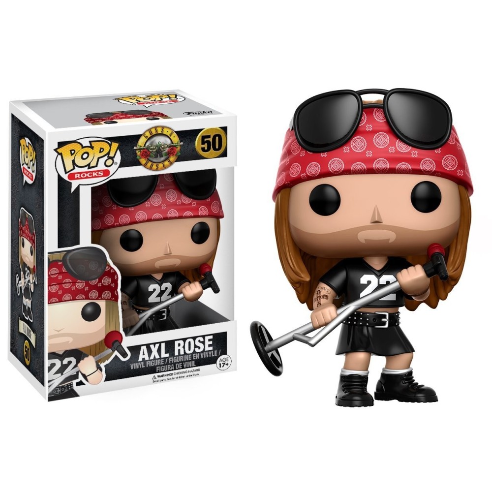 FUNKO POP! GUNS N ROSES - AXL ROSE BOBBLE HEAD KNOCKER FIGURE FUNKO