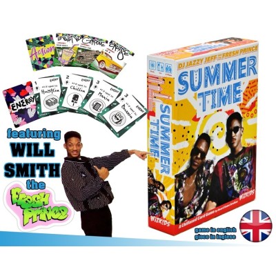 DJ JAZZY JEFF AND THE FRESH PRINCE SUMMERTIME BOARD GAME GIOCO DA TAVOLO INGLESE WIZKIDS