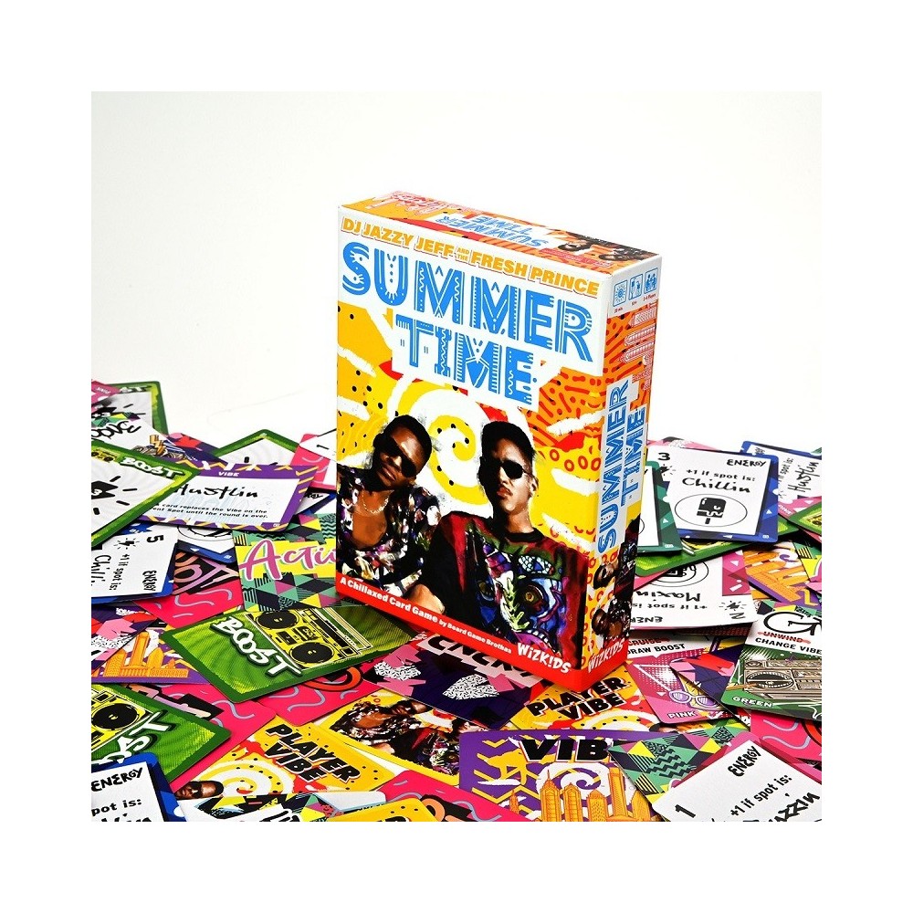DJ JAZZY JEFF AND THE FRESH PRINCE SUMMERTIME BOARD GAME GIOCO DA TAVOLO INGLESE WIZKIDS