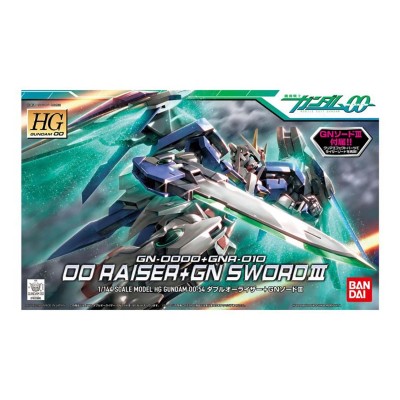 BANDAI HIGH GRADE HG 00 RAISER+GN SWORD 1/144 MODEL KIT ACTION FIGURE