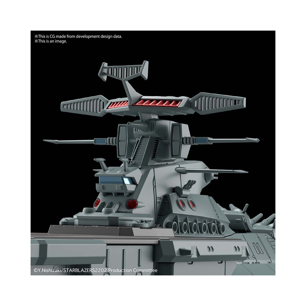 BANDAI YAMATO 2205 E.F.C.F. DAOE-01 ASUKA 1/1000 MODEL KIT ACTION FIGURE