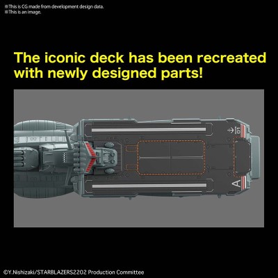 BANDAI YAMATO 2205 E.F.C.F. DAOE-01 ASUKA 1/1000 MODEL KIT ACTION FIGURE