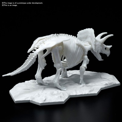 BANDAI DINOSAUR LIMEX SKELETON TRICERATOPS MODEL KIT FIGURE