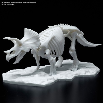 BANDAI DINOSAUR LIMEX SKELETON TRICERATOPS MODEL KIT FIGURE