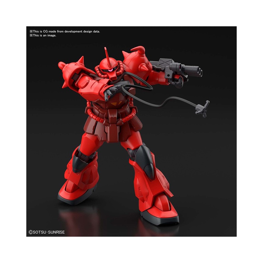 BANDAI HIGH GRADE GUNDAM GOUF CRIMSON CUSTOM 1/144 MODEL KIT ACTION FIGURE