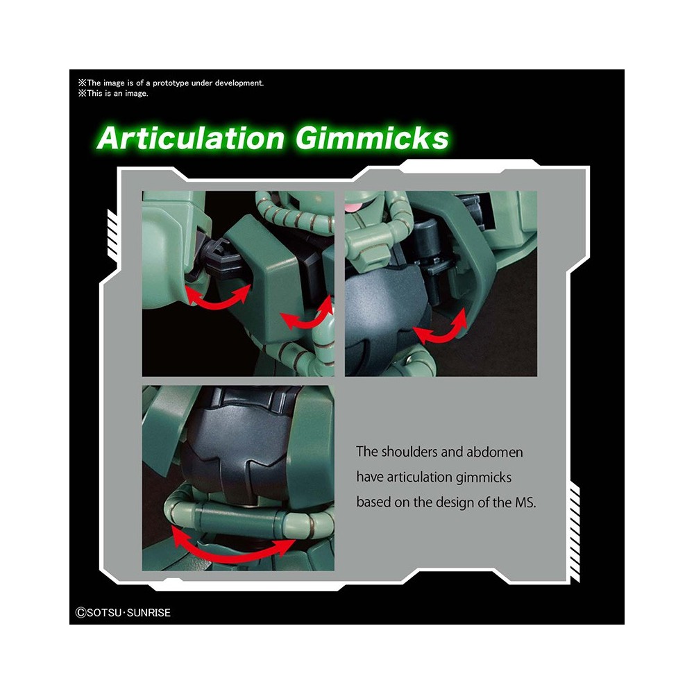 HIGH GRADE HG ZAKU II MS-06 1/144 MODEL KIT ACTION FIGURE BANDAI