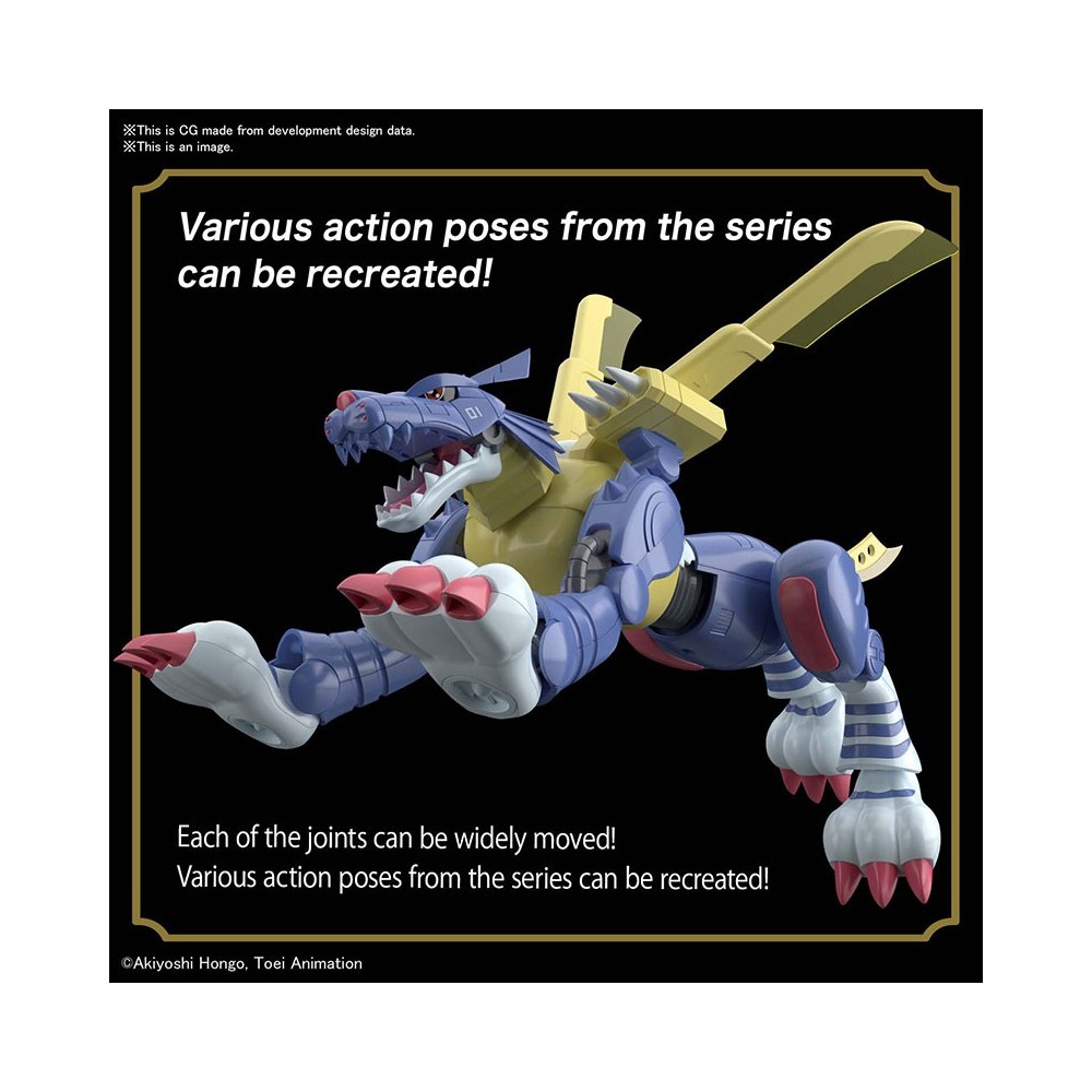 DIGIMON FIGURE RISE STANDARD METALGARURUMON MODEL KIT FIGURE BANDAI