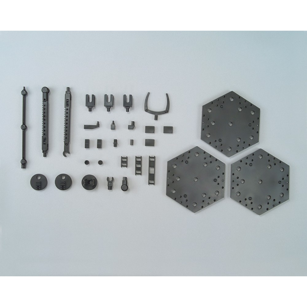 GUNDAM MODEL KIT ACTION BASE 4 BLACK NERO PER MASTER E HIGH GRADE BANDAI