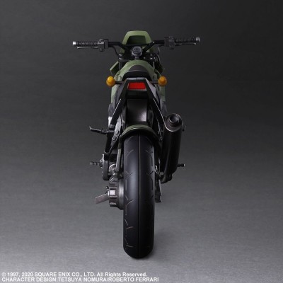 FINAL FANTASY 7 REMAKE JESSIE AND MOTORCYCLE PLAY ARTS KAI ACTION FIGURE SQUARE ENIX