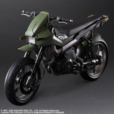 FINAL FANTASY 7 REMAKE JESSIE AND MOTORCYCLE PLAY ARTS KAI ACTION FIGURE SQUARE ENIX