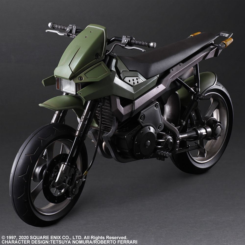 FINAL FANTASY 7 REMAKE JESSIE AND MOTORCYCLE PLAY ARTS KAI ACTION FIGURE SQUARE ENIX