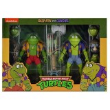 NECA TMNT TEENAGE MUTANT NINJA TURTLES GENGHIS AND RASPUTIN FROG ACTION FIGURE