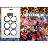 MARVEL HEROCLIX AVENGERS THE WAR OF THE REALMS DICE AND TOKENS SET WIZKIDS