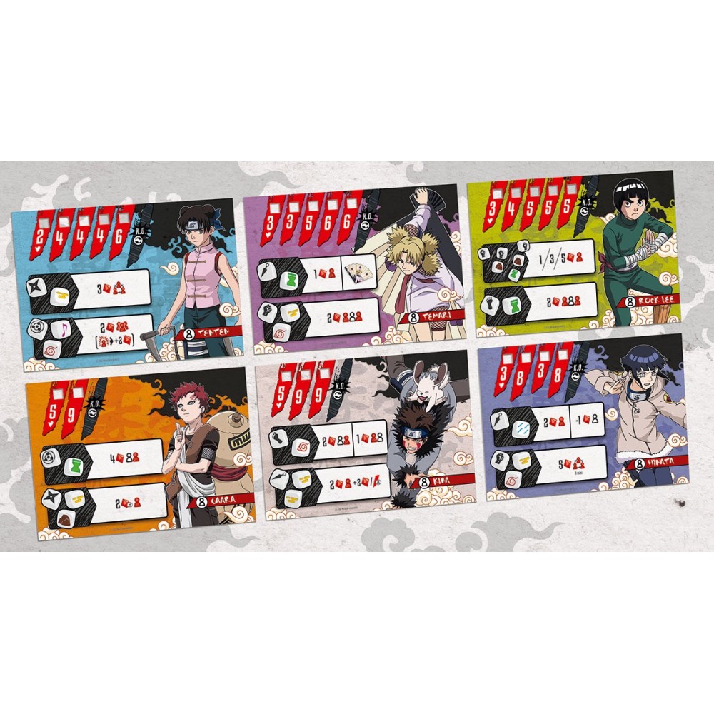 NARUTO NINJA ARENA GENIN PACK ESPANSIONE GIOCO DA TAVOLO DO NOT PANIC GAMES